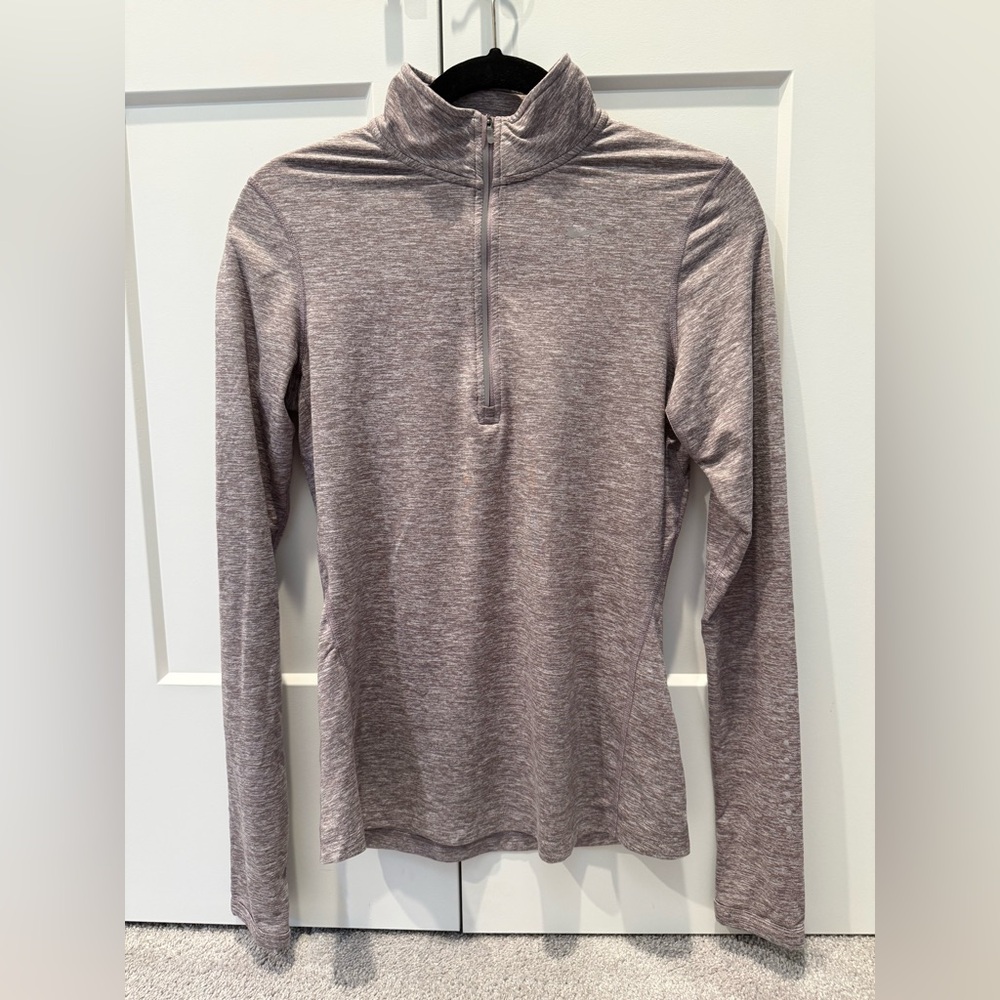XS light purple Nike quarter-zip dri-fit running